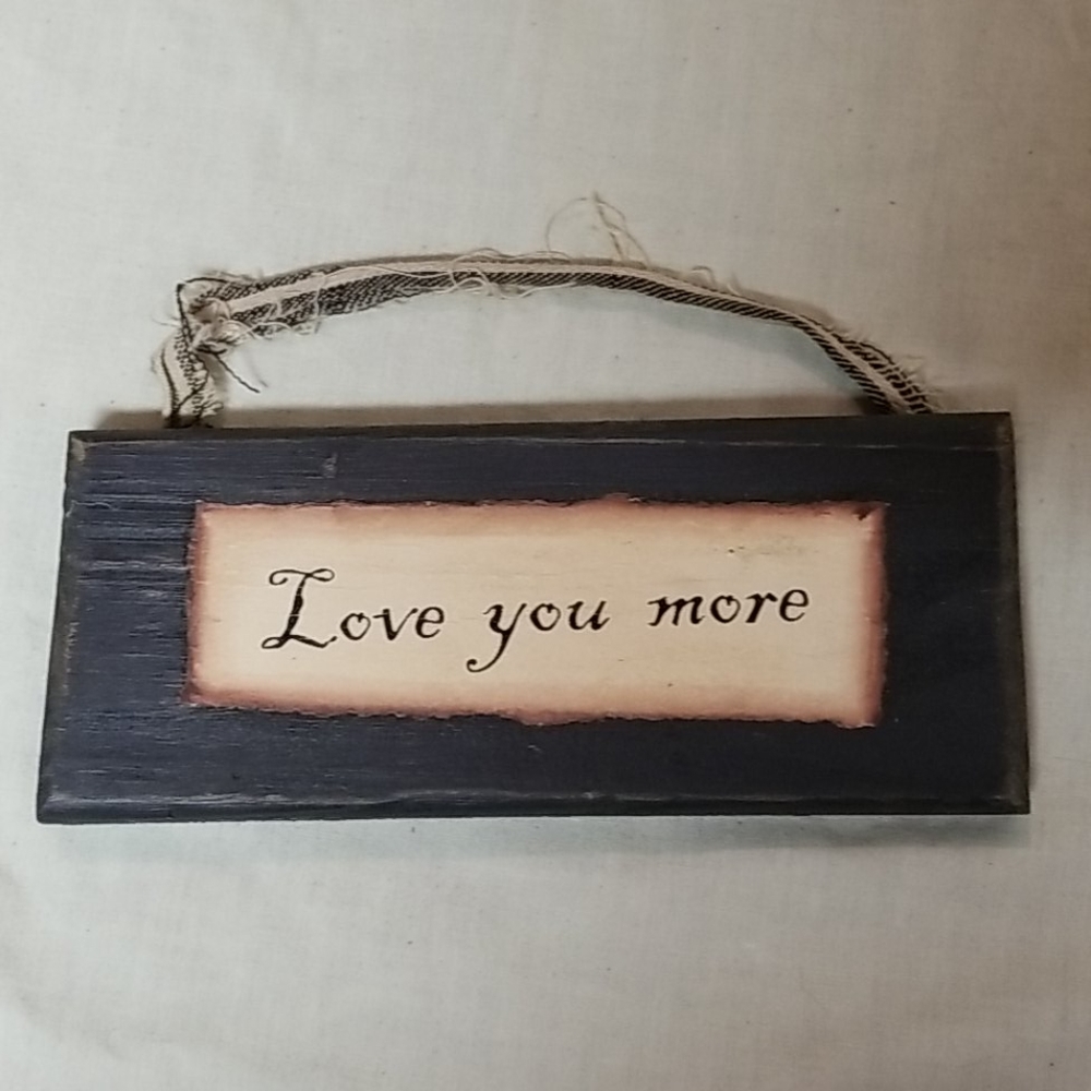 Hanging plaque